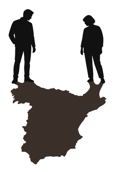 Dos ciudadanos cuya sombra forma España